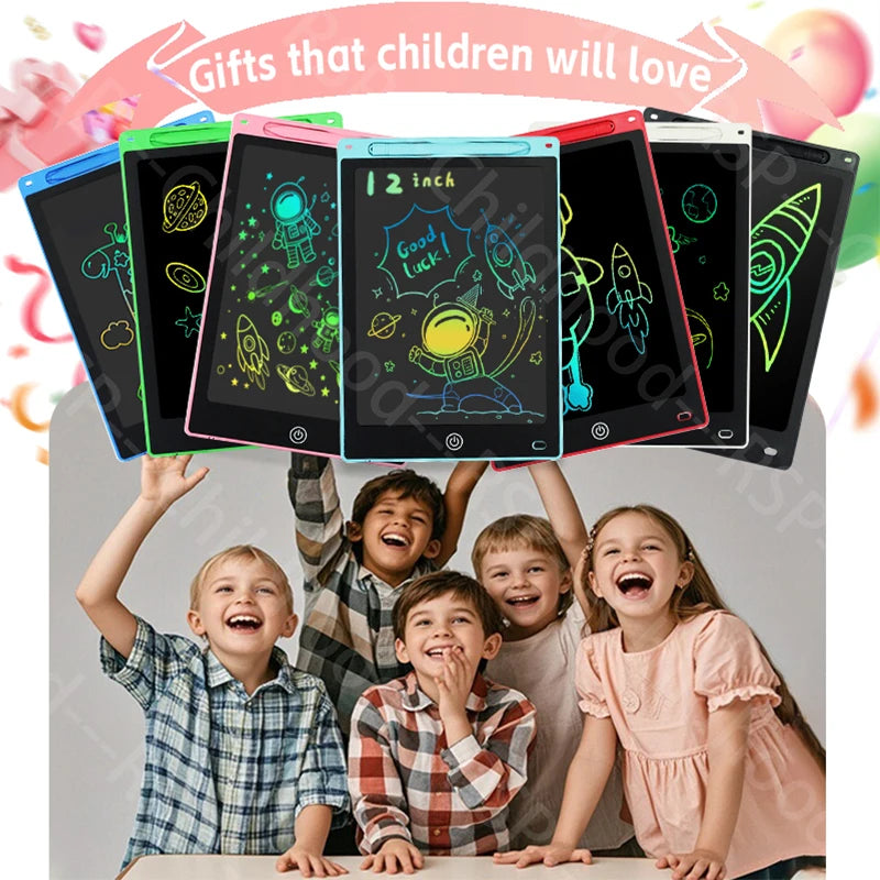 12-Inch Premium LCD Writing Tablet – Electronic Handwriting Board and Digital Drawing Pad for Kids’ Creative Learning and Fun