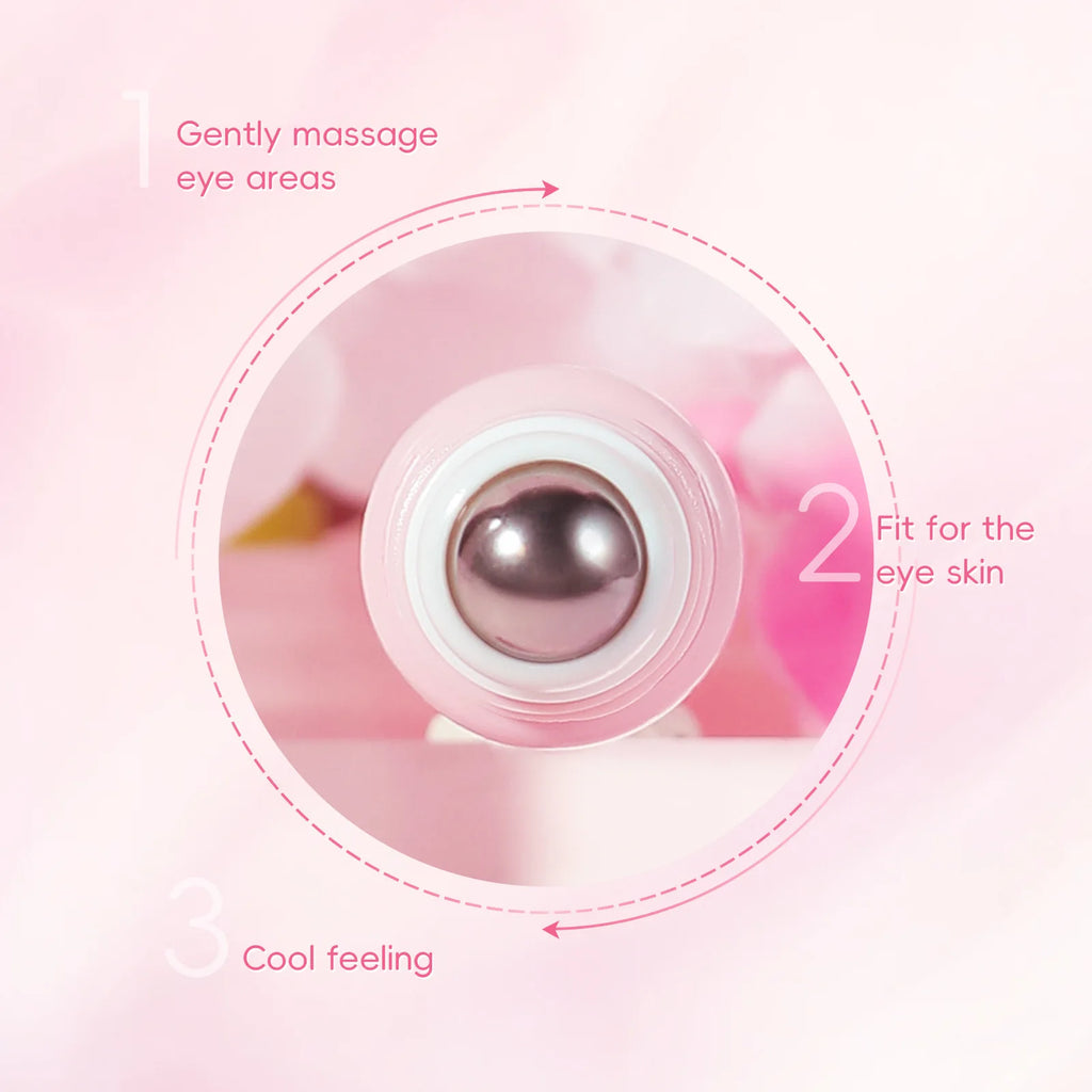 Sakura Eye Serum Roller Massage Hyaluronic Acid Skin Care