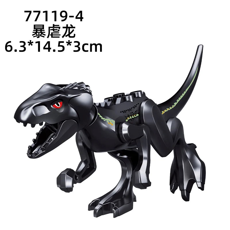 Predator Dinosaur Construction Blocks – Assemble-Your-Own Raptor and Giant Dino Toy for Children