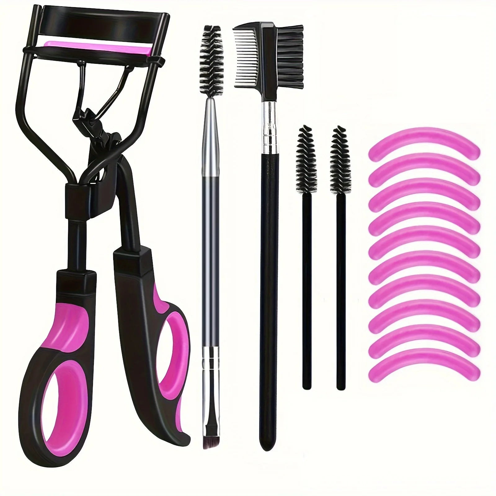 Eyelash Curler Set With Replacement Pads 7/15pcs