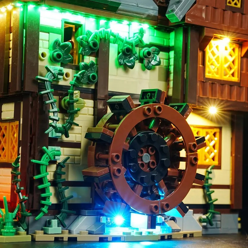 MAXCXT LED Light Set for Fantasy House Building Model (Blocks Not Included)