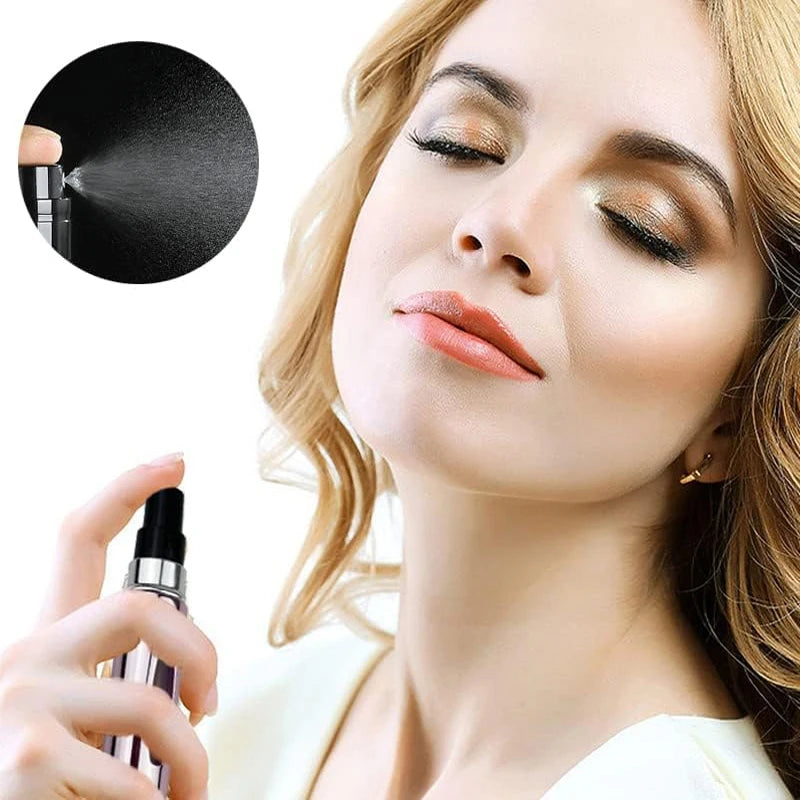 Perfume Atomizer Portable Liquid Container for Cosmetics Traveling Mini  Aluminium Spray Empty Refillable Bottle