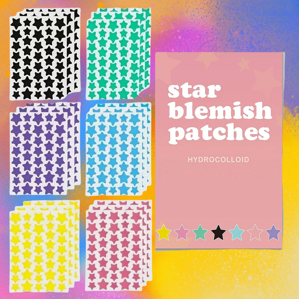 Multi-Color Star Acne Patches, Facial Acne Patches, Concealer Acne Patches, And Pimples patches, Ultra-thin
