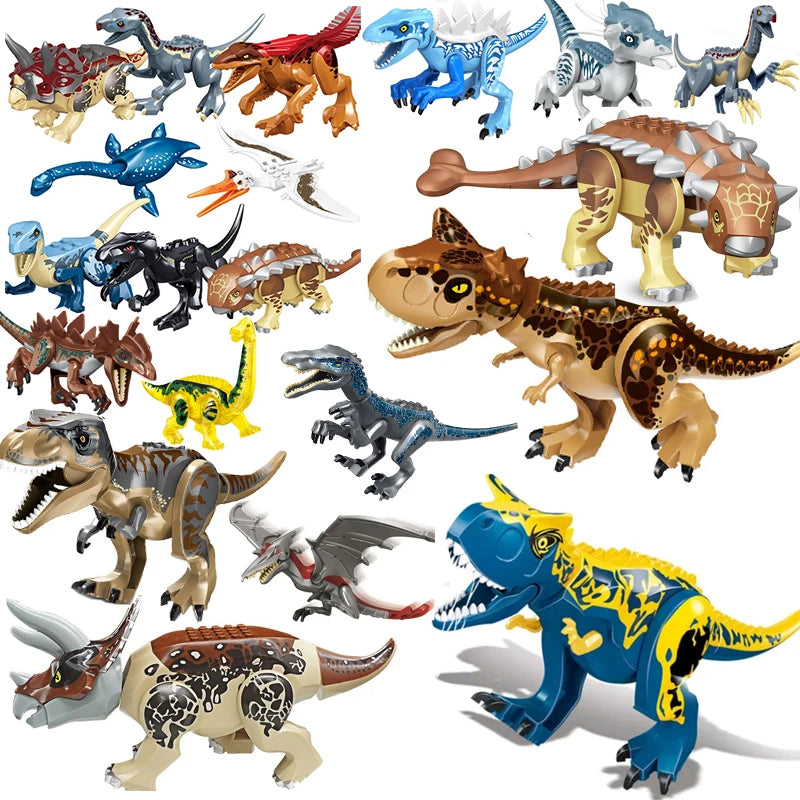 Predator Dinosaur Construction Blocks – Assemble-Your-Own Raptor and Giant Dino Toy for Children