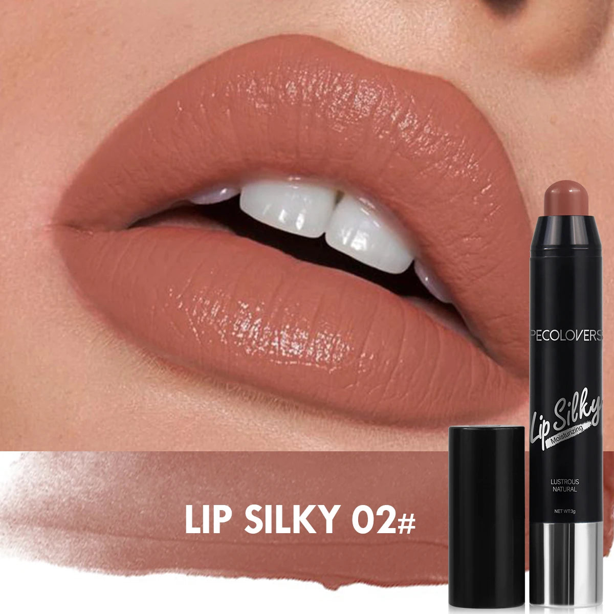 Matte Lipstick Pencil Waterproof Long Lasting Non-Sticky.