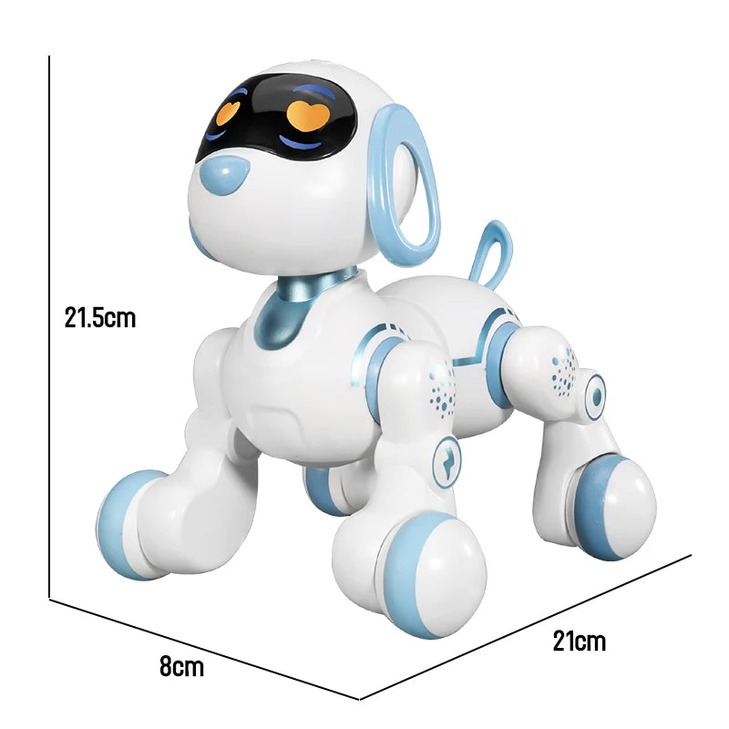 RC Robot Dog – Stunt Moves, Voice Command & Touch-Sense Music Toy for Kids (18011)