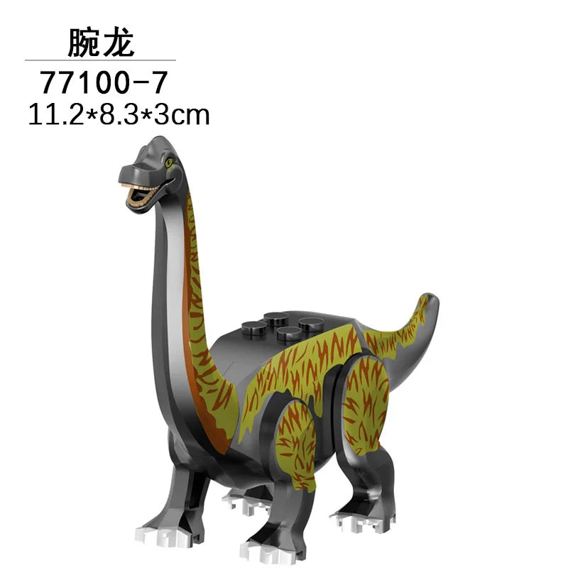 Predator Dinosaur Construction Blocks – Assemble-Your-Own Raptor and Giant Dino Toy for Children