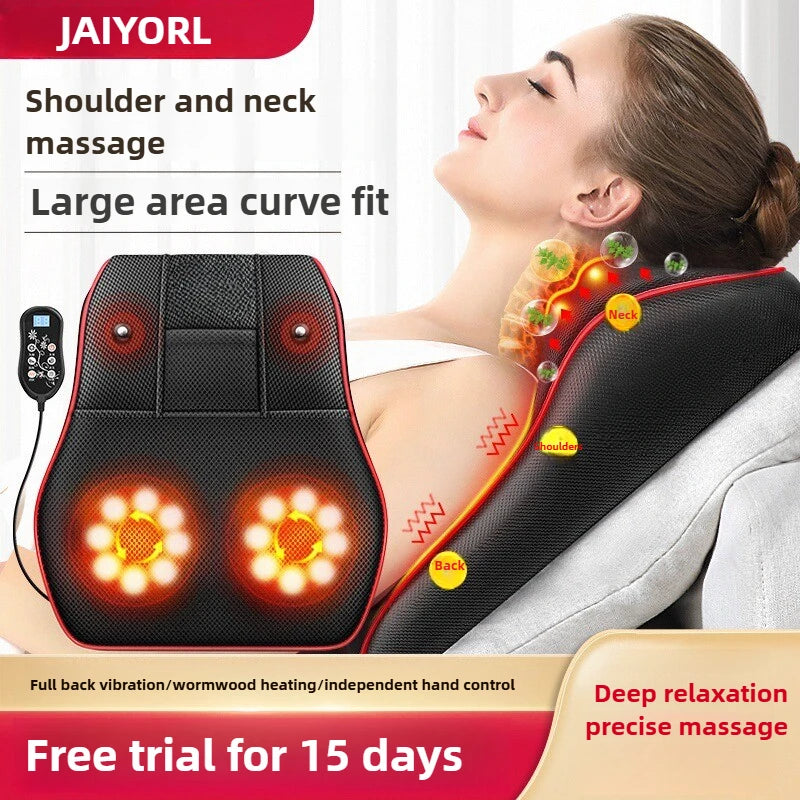 Back Massager, Back & Neck Massager with Heat, Vibration Shiatsu Massage