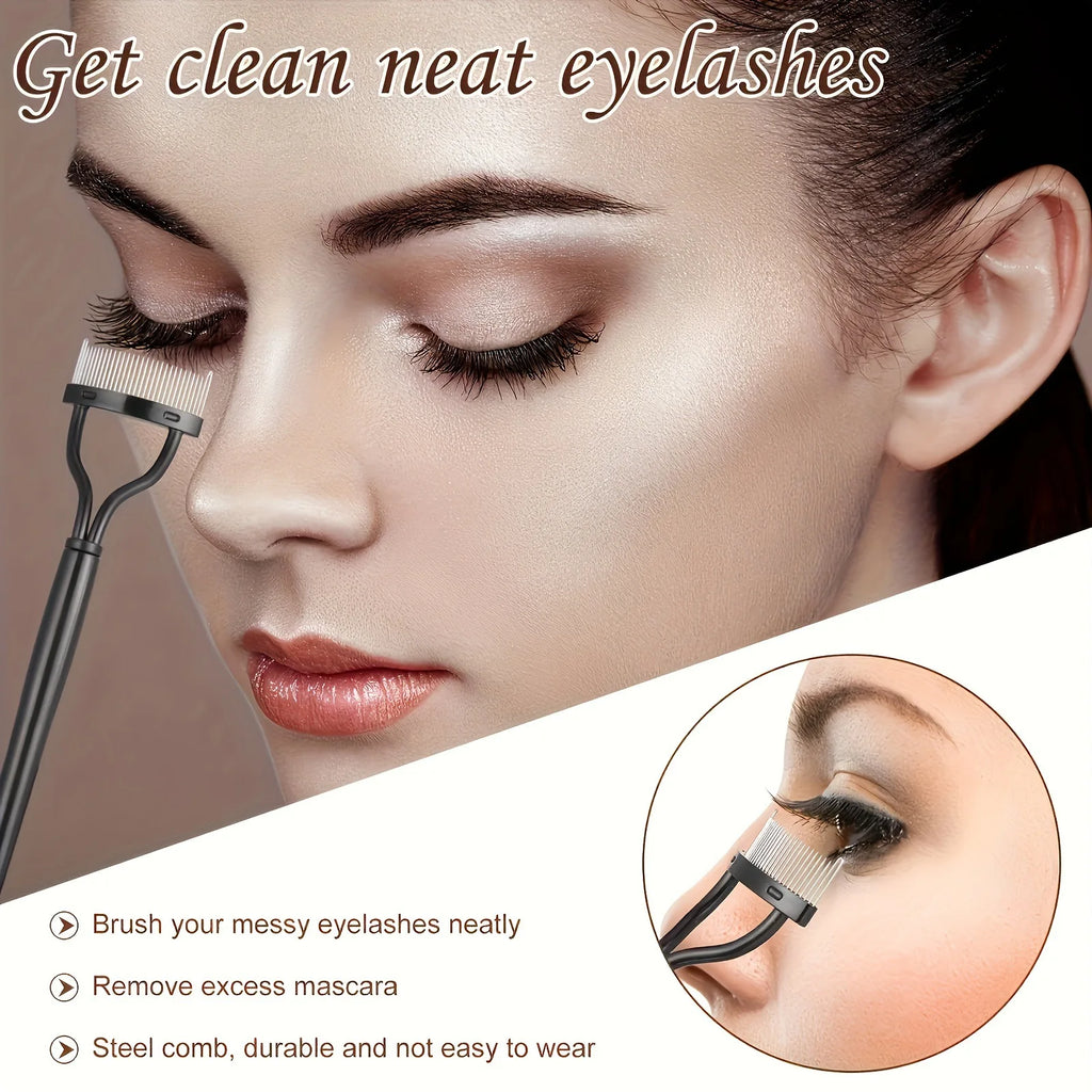 Eyelash Curler Set With Replacement Pads 7/15pcs