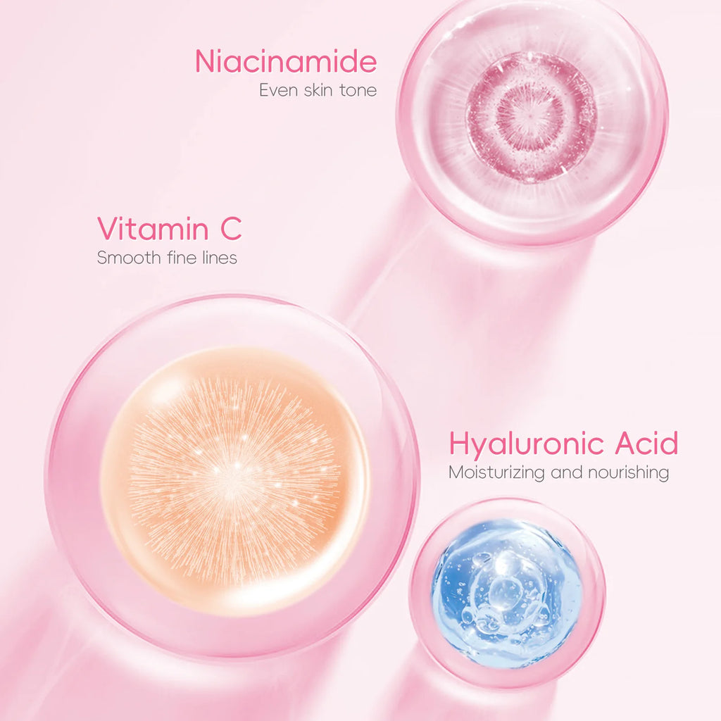 Sakura Eye Serum Roller Massage Hyaluronic Acid Skin Care