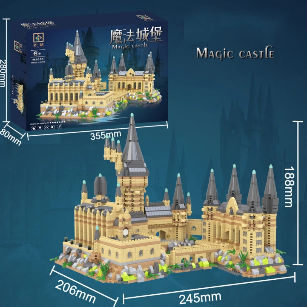 Magic Castle Building Block Set – Creative Kids’ Construction Toy, Perfect Birthday or Christmas Gift, Charming Home Display