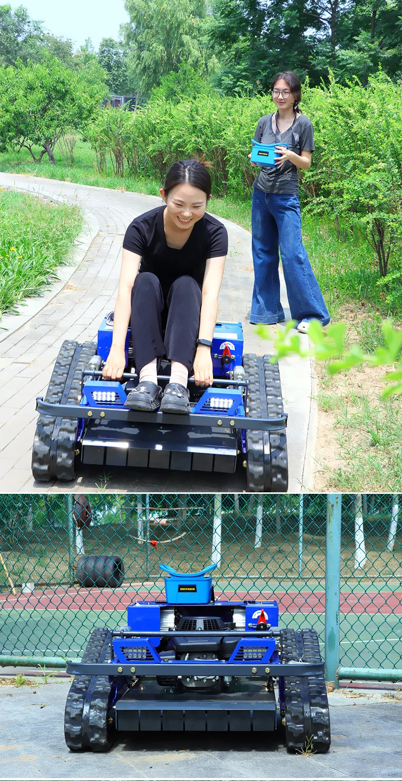 Crawler RC Lawn Mower – Personalized 550mm Cutting Width -Industrial-Grade Remote Grass Cutter, CE & EPA Certified