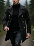 Men’s Winter Wool Coat – Double-Breasted Jacket with Thick Warm Lining (New Arrival)