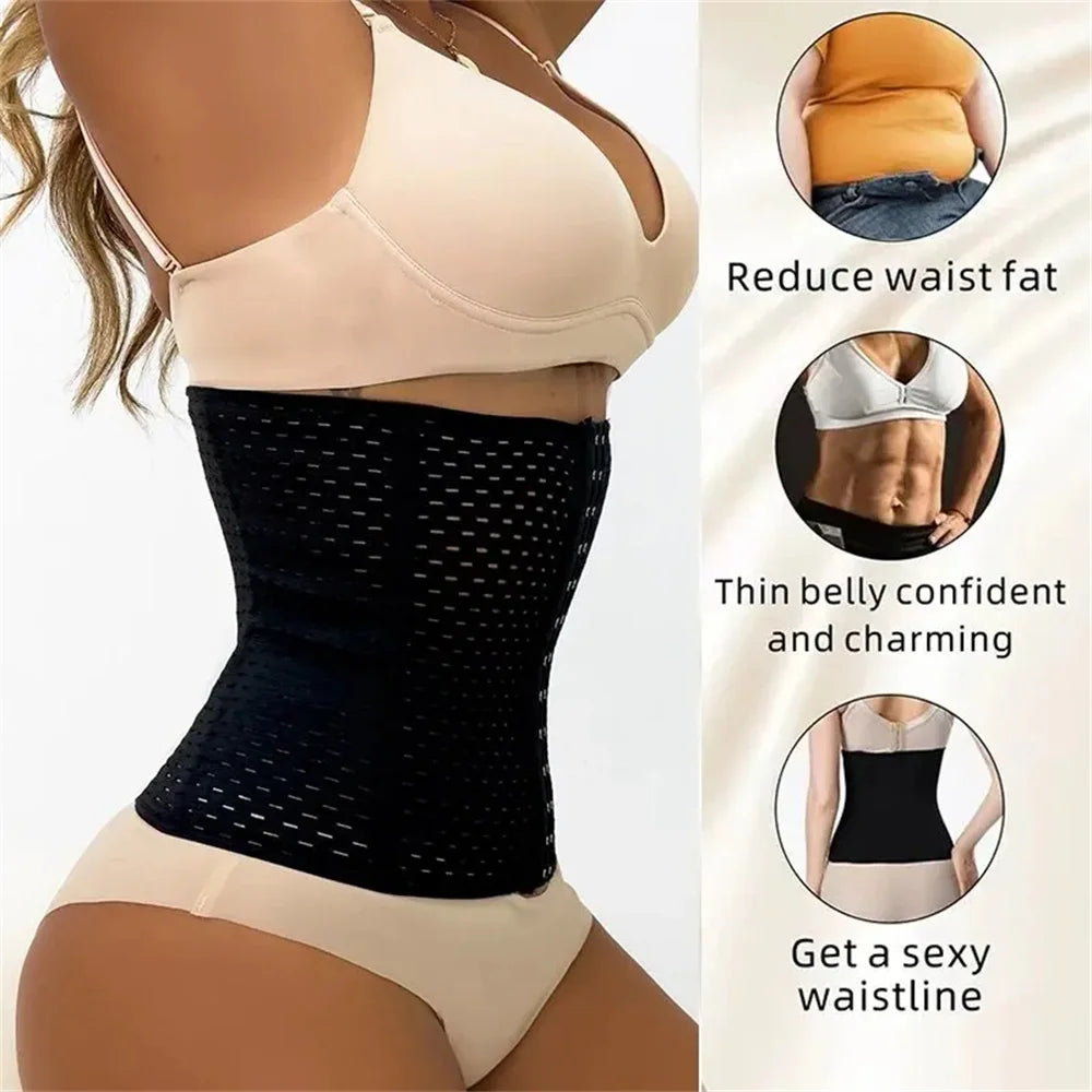 Women Body Shapewear Tummy Slimming Black Belly Band Shaping Shaper.