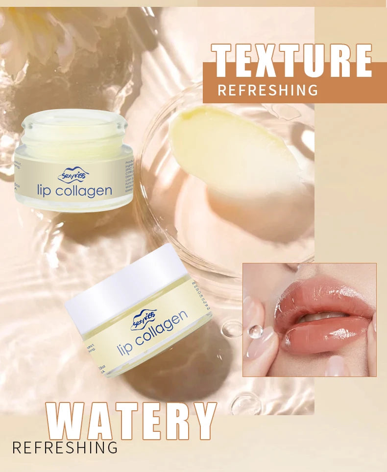 Hyaluronic acid collagen Sleep lip mask.