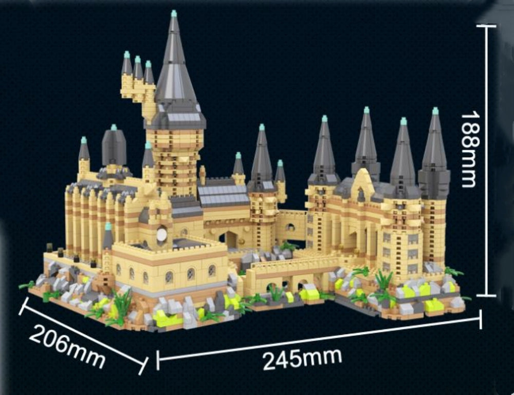 Magic Castle Building Block Set – Creative Kids’ Construction Toy, Perfect Birthday or Christmas Gift, Charming Home Display