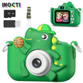 Kids’ Digital Camera – 1080P HD, SD Card, Cartoon Dinosaur Design for Photos & Videos, Perfect Birthday Gift