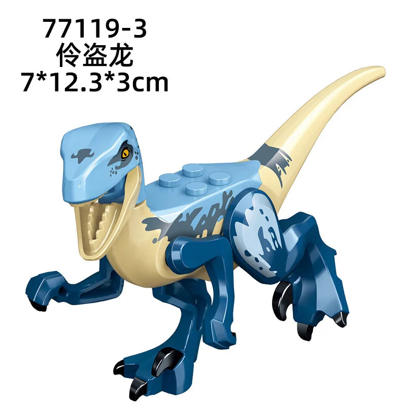 Predator Dinosaur Construction Blocks – Assemble-Your-Own Raptor and Giant Dino Toy for Children