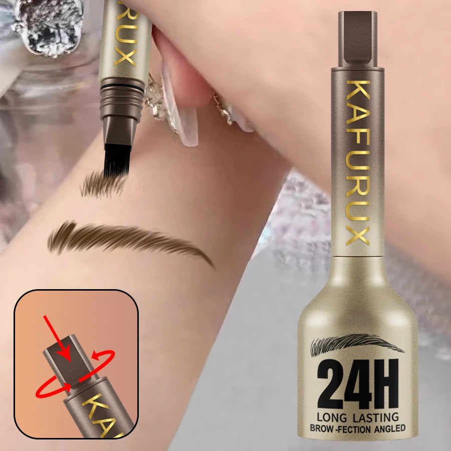 3D Dye Eyebrow Pencil Hairling Anti-smudge Waterproof Long Lasting