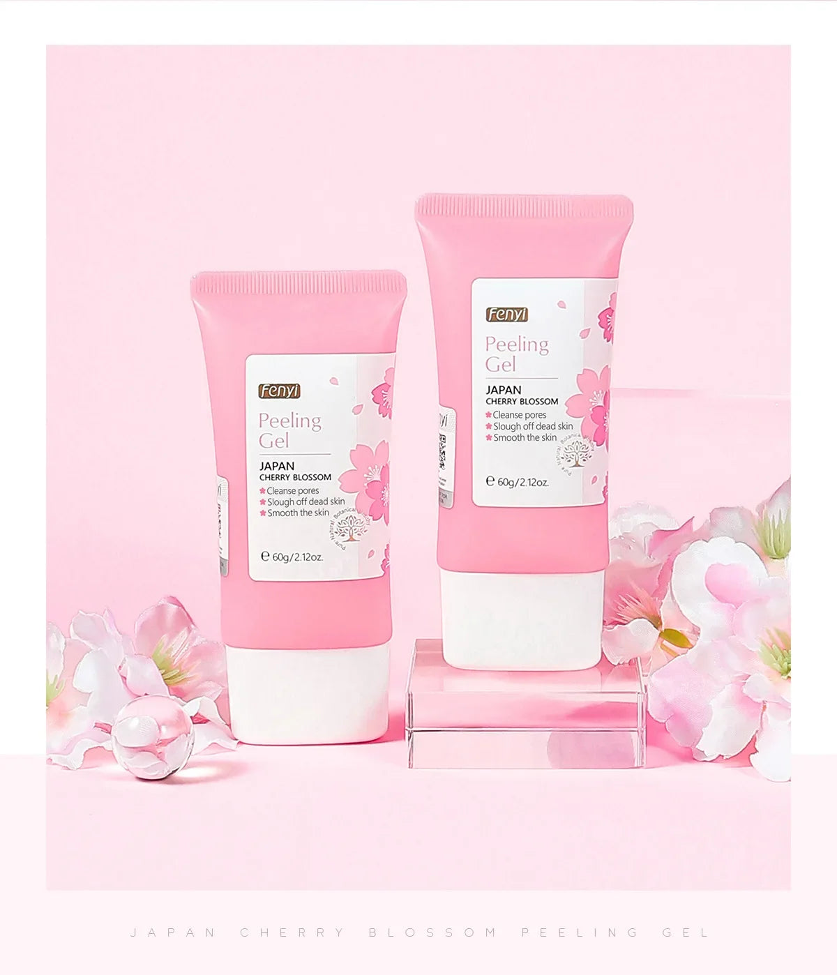 Sakura Face Deep Cleaning Exfoliating Gel Skin Care Whitening Moisturizer