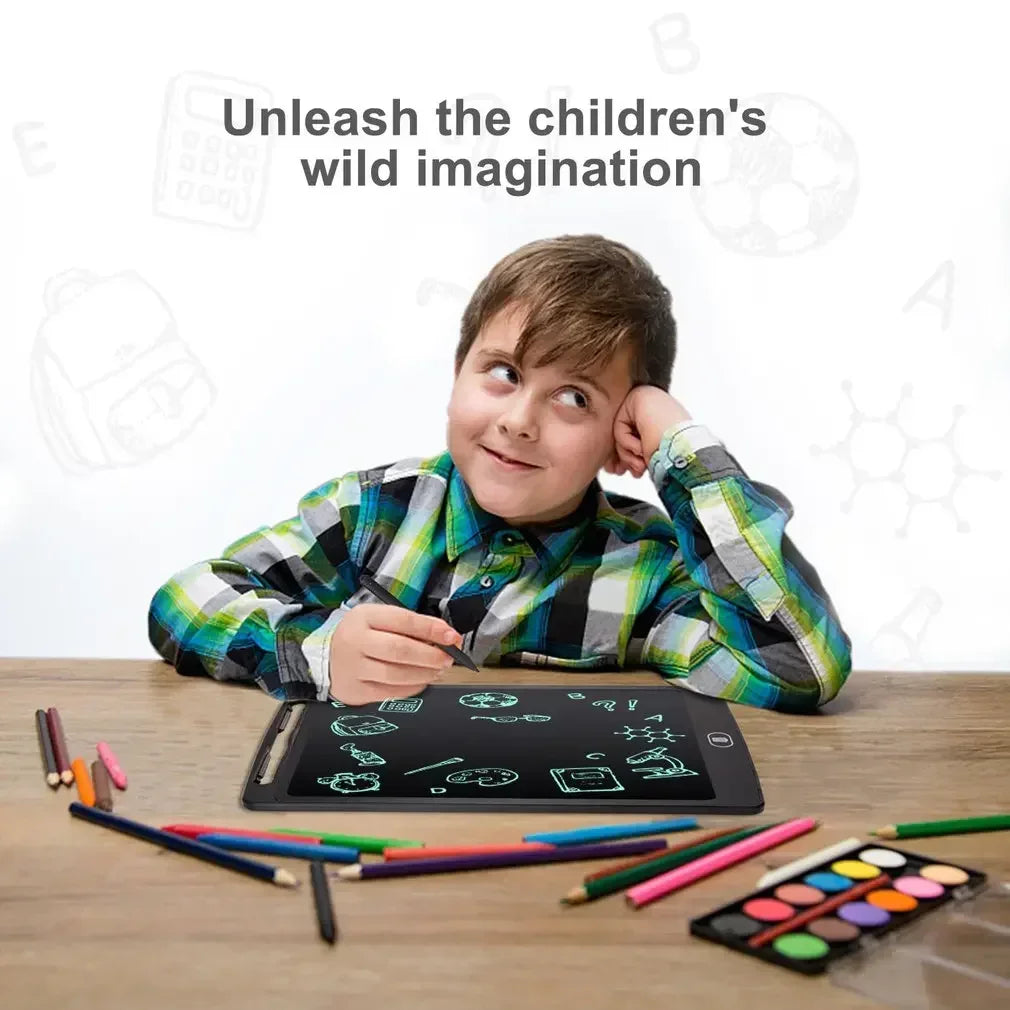 LCD Writing Tablet Drawing Board 8.5/10/12/16 Inch – Digital Magic Blackboard for Kids, Art, Learning & Creative Play