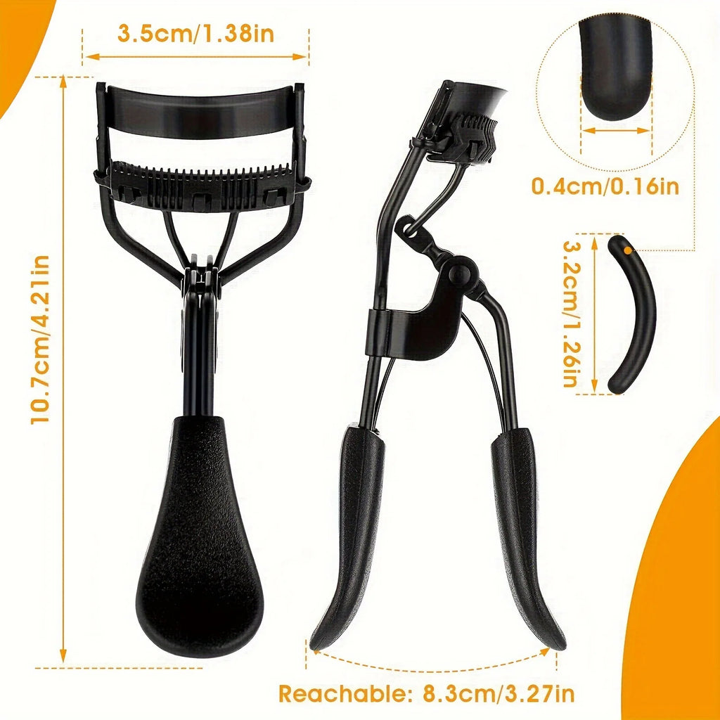 Eyelash Curler Set With Replacement Pads 7/15pcs