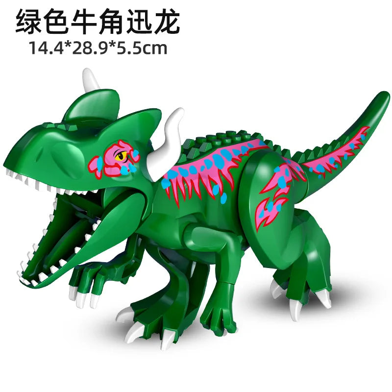 Predator Dinosaur Construction Blocks – Assemble-Your-Own Raptor and Giant Dino Toy for Children