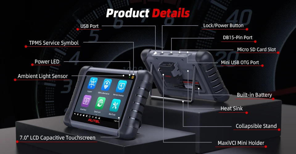 Autel MaxiCOM MK808S OBD2 Scanner Automotive Car Diagnostic Tool