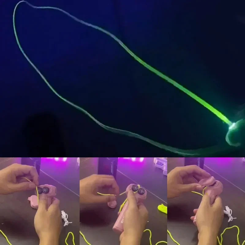 Portable Glow String Rope Launcher – Fun Kids Gift Toy