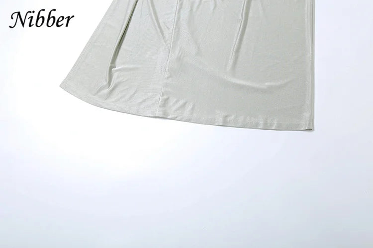 Diagonal Collar Shorts Sleeve Waistless Slits Street Trend Temperament Long Bodycon
