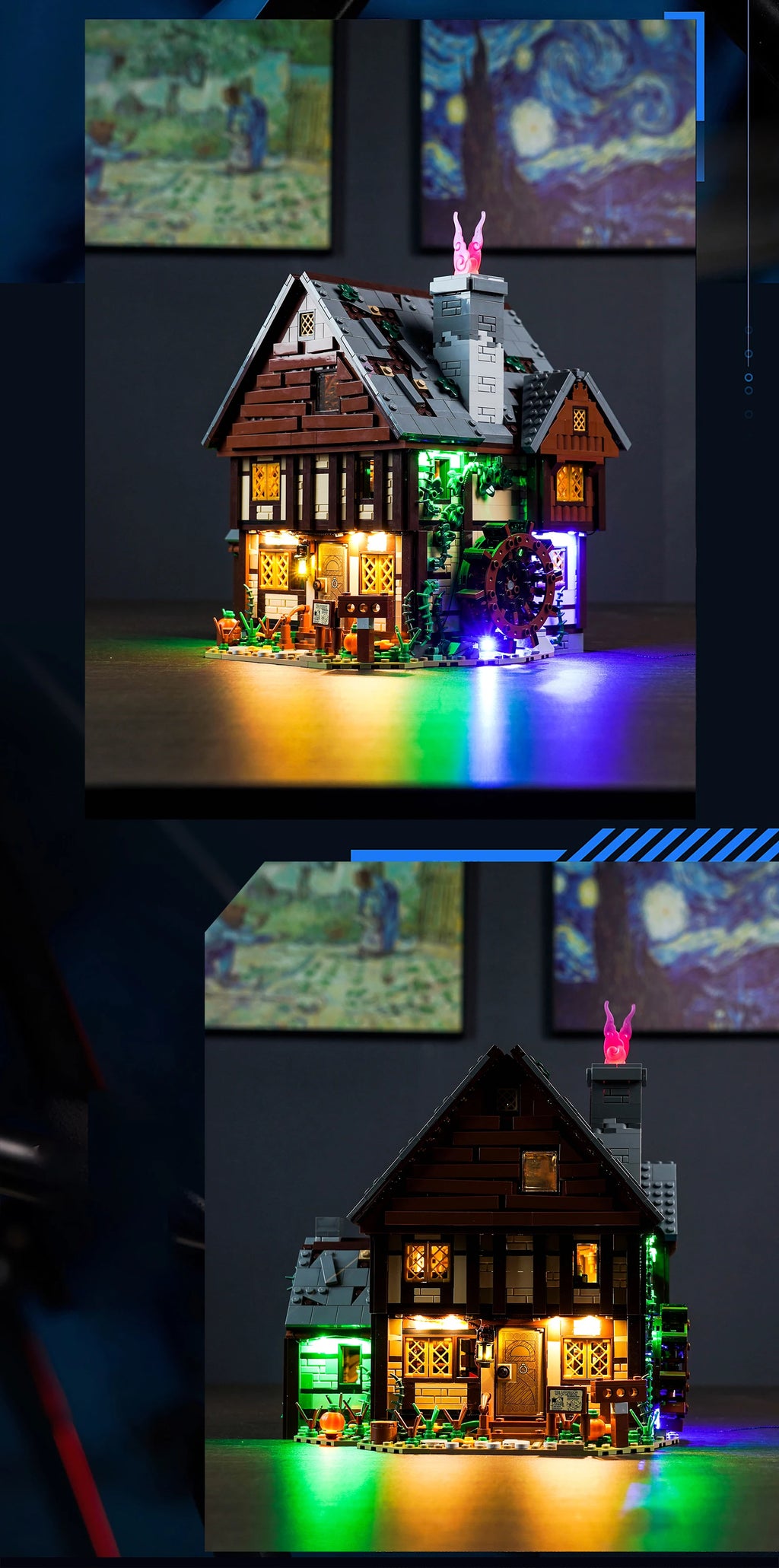Vonado 21341 LED Light Kit for Fantasy House Building Blocks (Model Not Included)