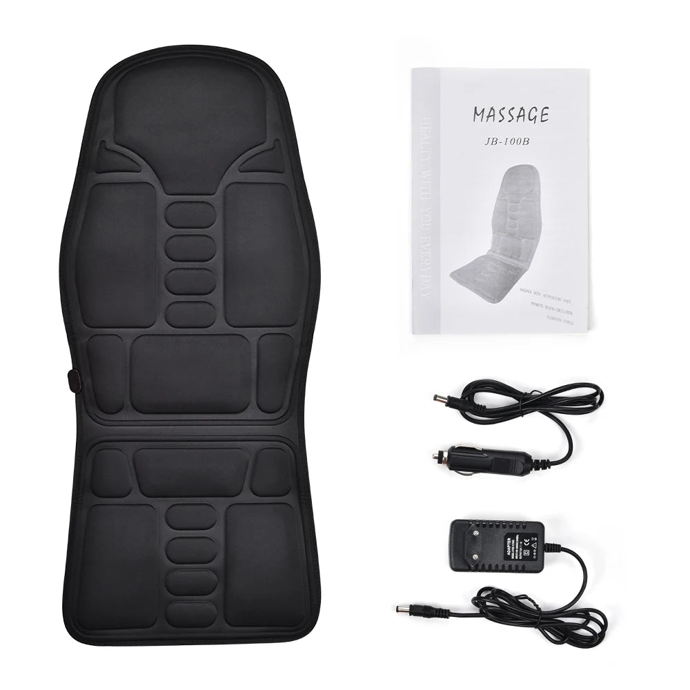 Electric Back Massager Infrared Full-Body Massage Chair.