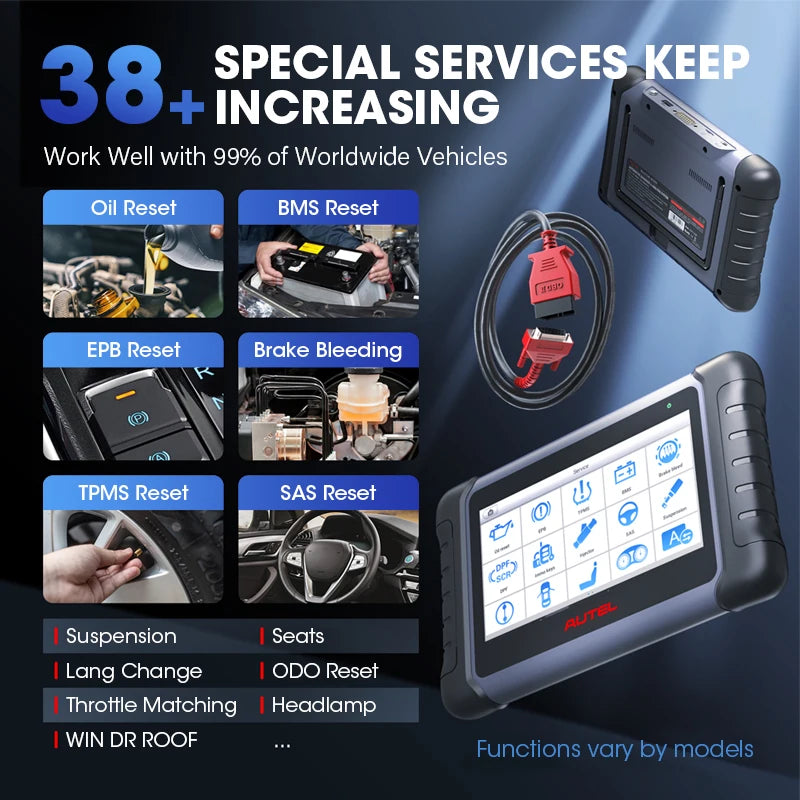Autel MaxiCOM MK808S OBD2 Scanner Automotive Car Diagnostic Tool