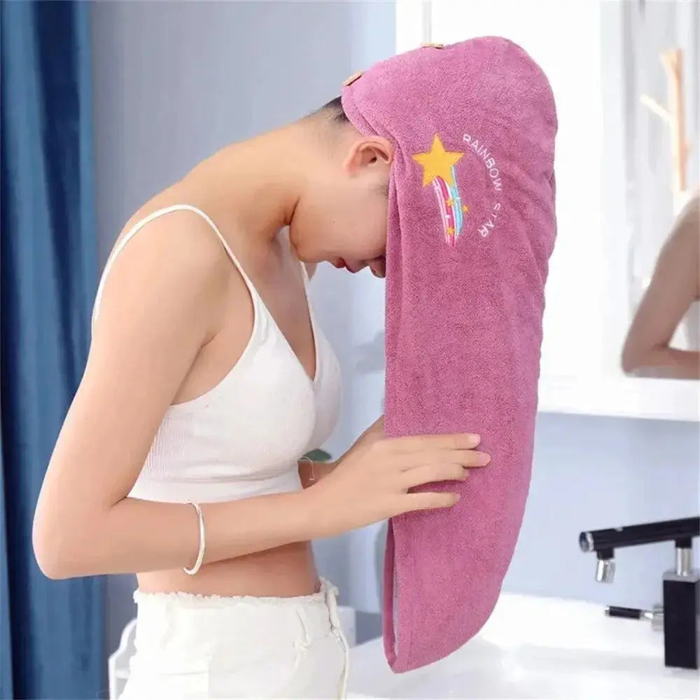 Luxury Dry Towel for Hair Microfiber Towels Anti Frizz Dry Hair