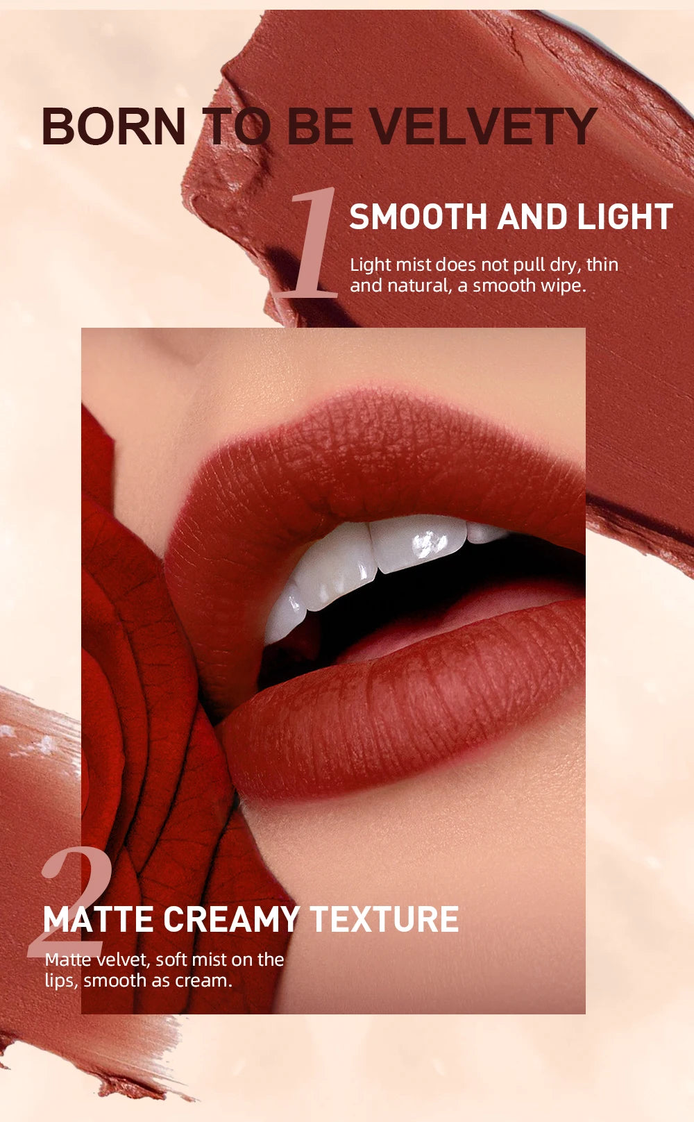 Lipstick Lipliner Pen Set Matte Velvet Lip Liner Pencil