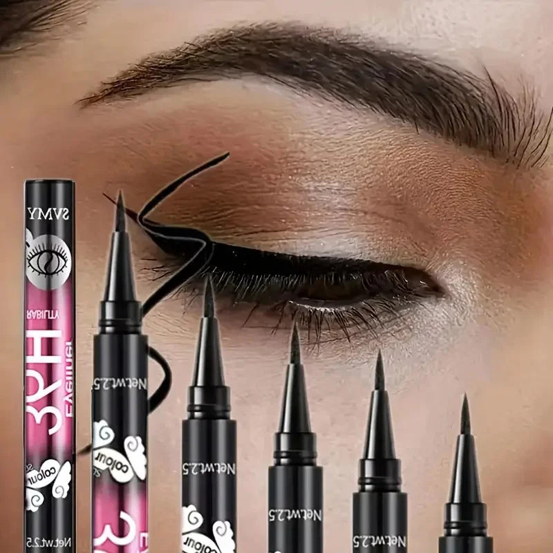 12 PCS Hot Make Up Ultimate Black Liquid Eyeliner Long-lasting Waterproof Eye Liner Pencil pen