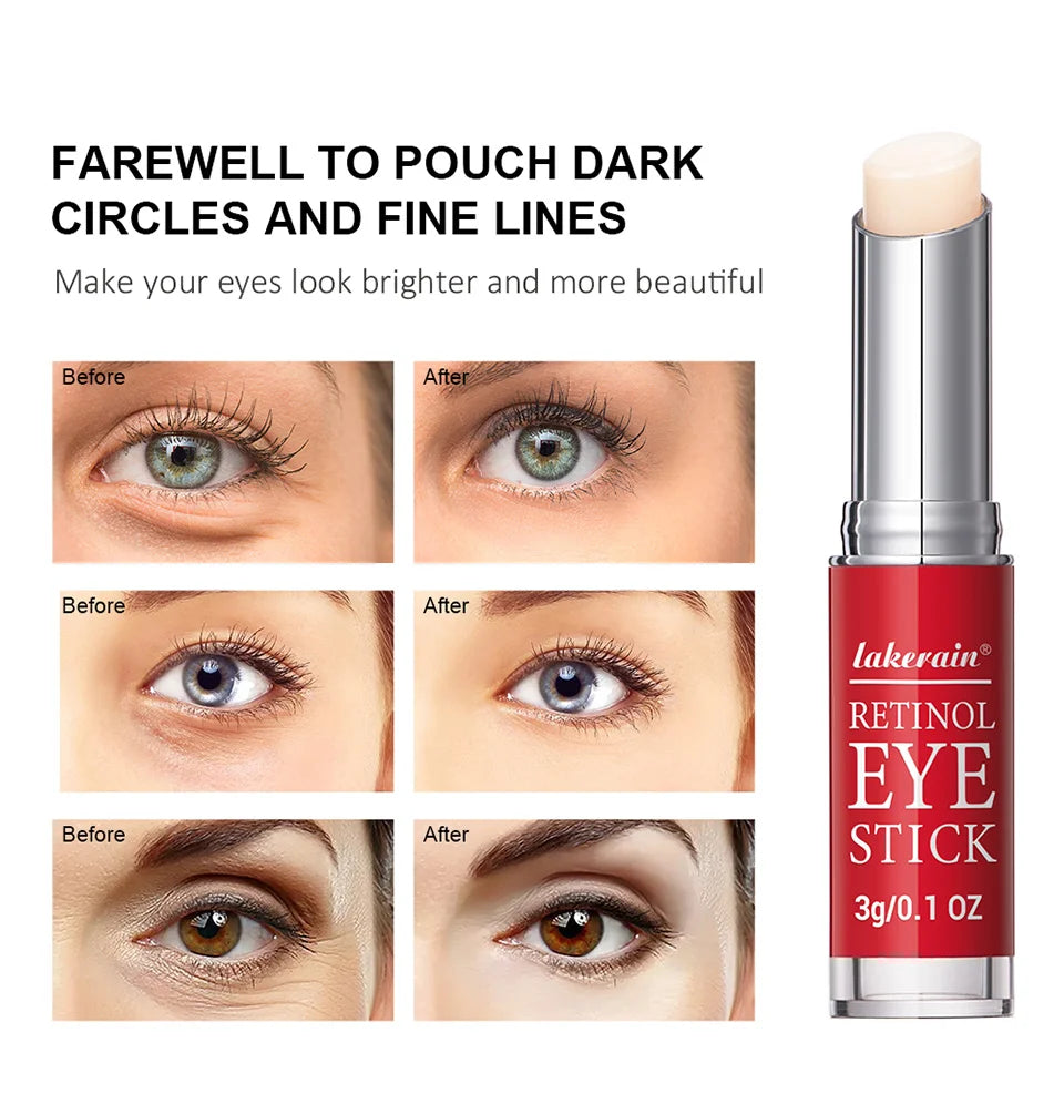 Retinol Eye Cream Lightening Dark Circles Firming Skin Instant Eye Repair Serum Stick