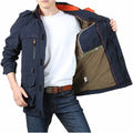 2024 Business Casual Jackets Man Sports Coat Spring Windproof Hooded Jackets Quick Drying Lightweight Outdoor Climbing Outwear