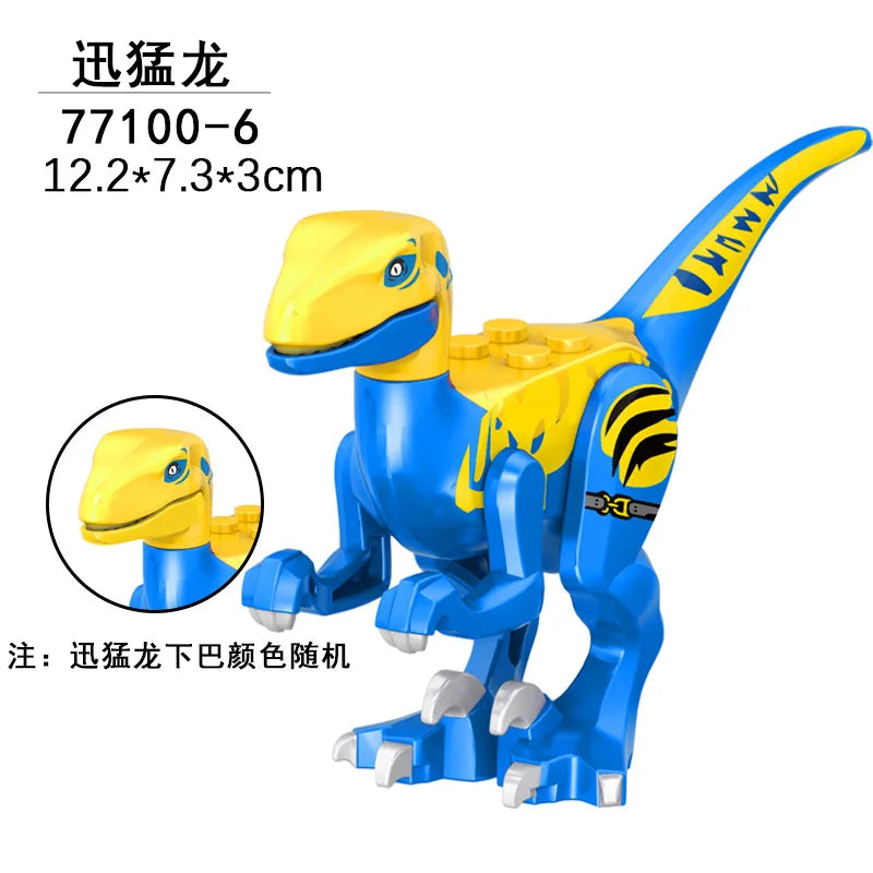 Predator Dinosaur Construction Blocks – Assemble-Your-Own Raptor and Giant Dino Toy for Children