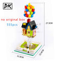 555PCS MOC 7025 Floating Balloon House Building Blocks – Suspended Home Display Toy Gift