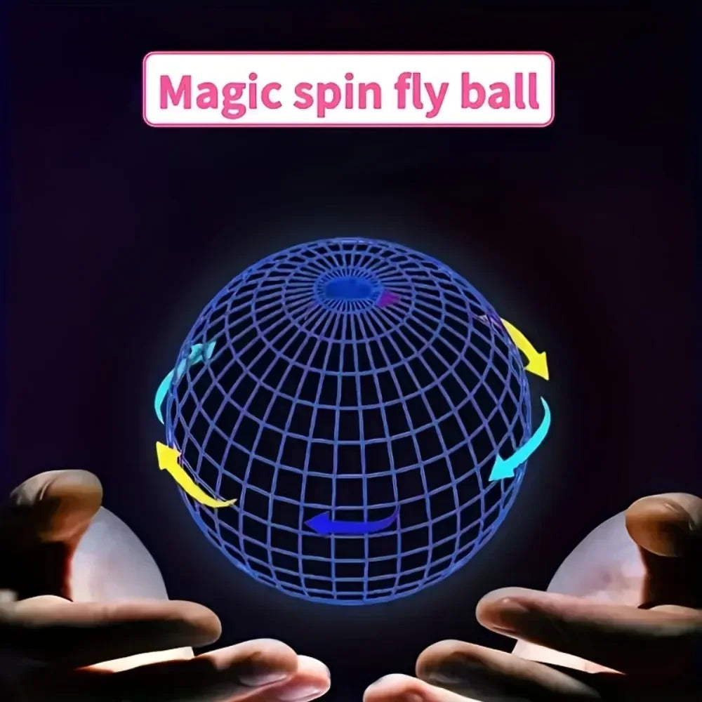 Colorful Glowing Rotating Flying Ball – Magic Boomerang Toy for Teens & Adults, Ideal for Parties and Holidays