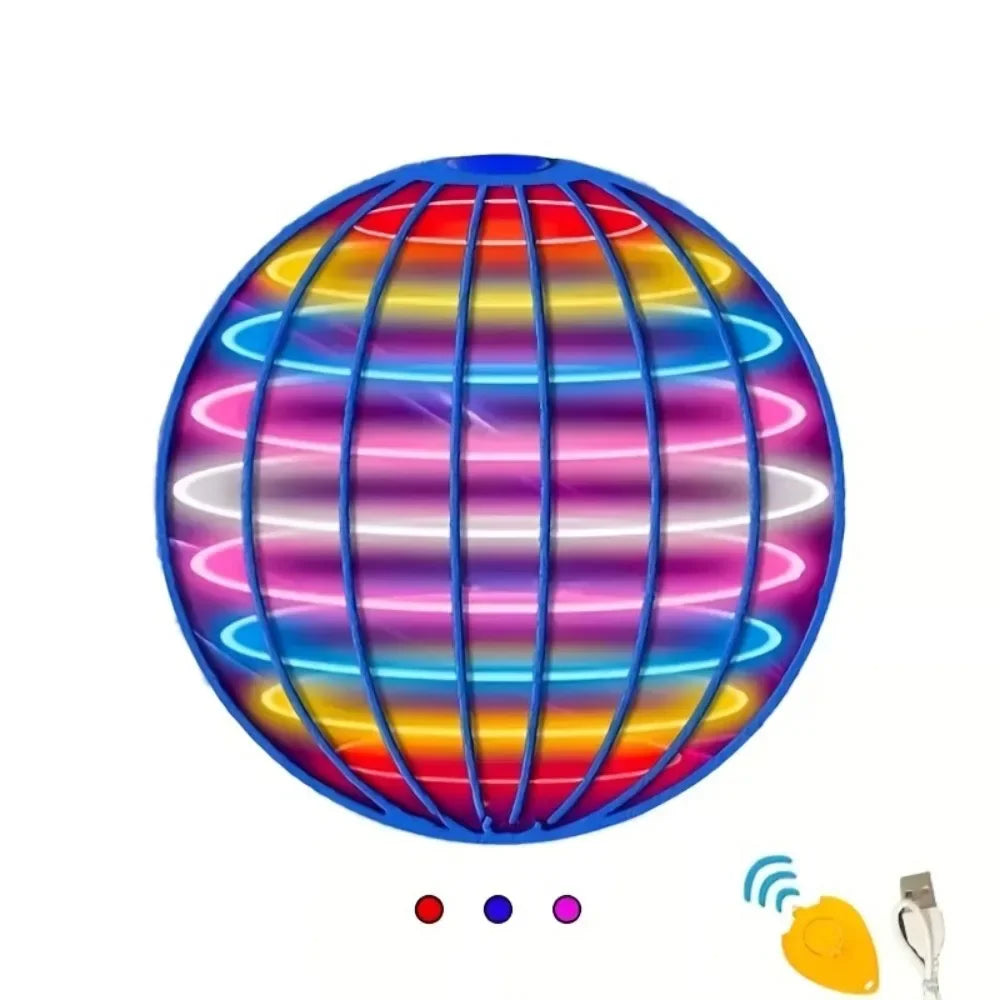 Colorful Glowing Rotating Flying Ball – Magic Boomerang Toy for Teens & Adults, Ideal for Parties and Holidays