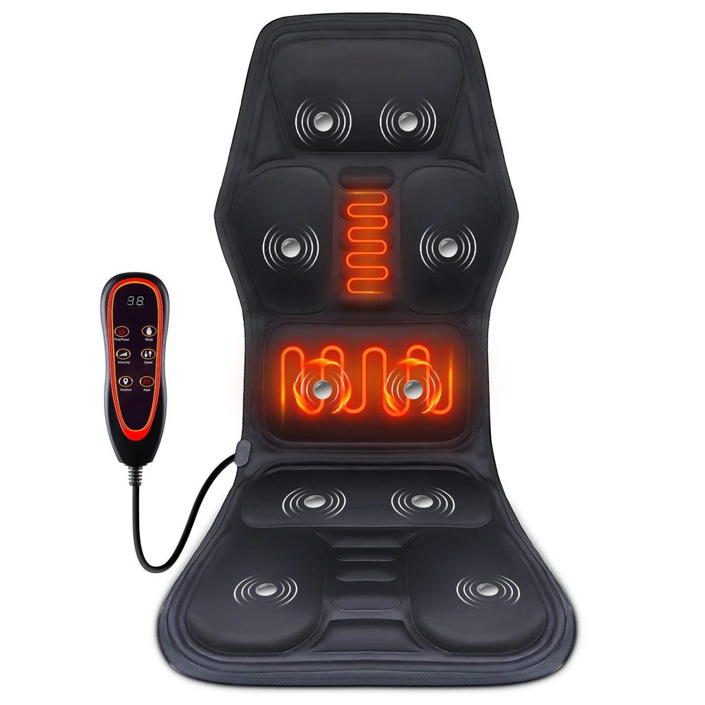 Electric Back Massager Infrared Full-Body Massage Chair.