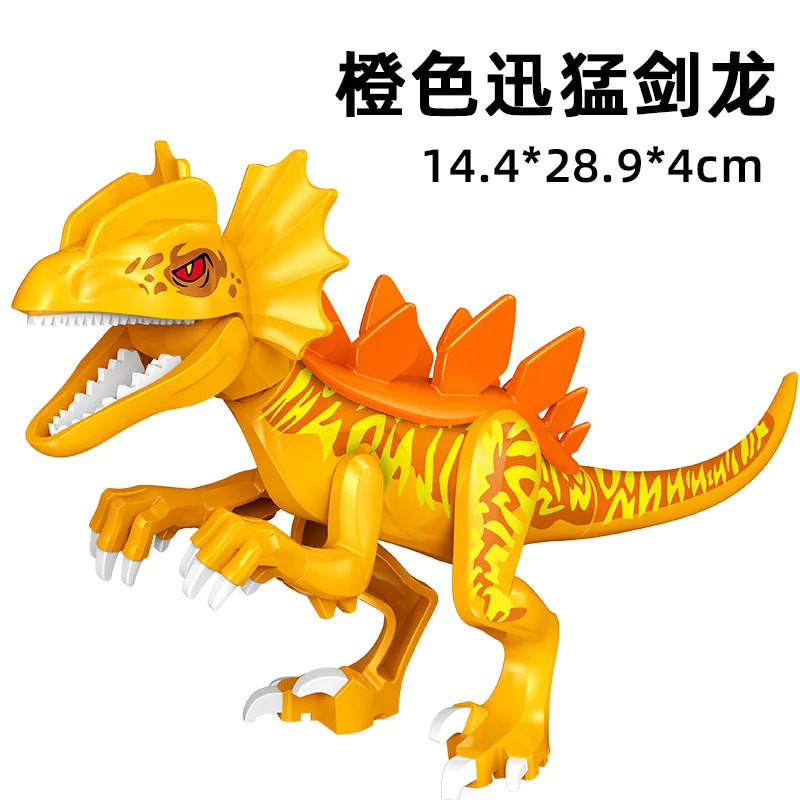 Predator Dinosaur Construction Blocks – Assemble-Your-Own Raptor and Giant Dino Toy for Children