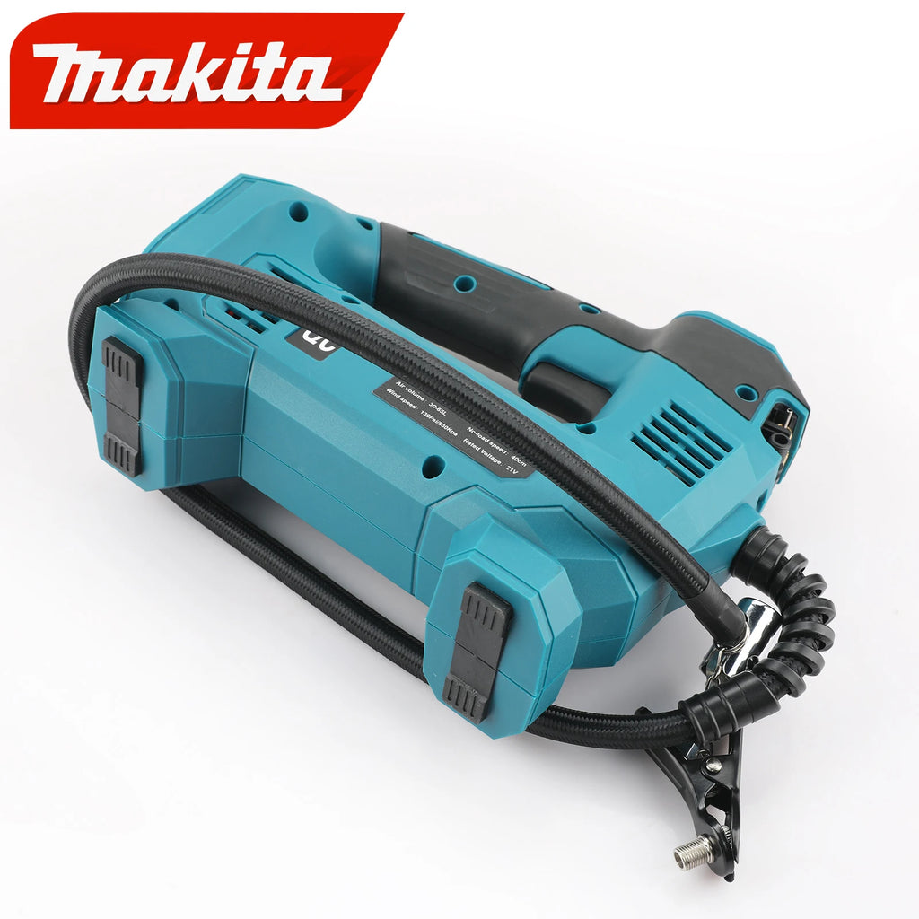 Portable Air pump 18V Battery Lithium-Ion Cordless Inflator For Car Tyre Inflator Electric Motorcycle Pump (No Battery)