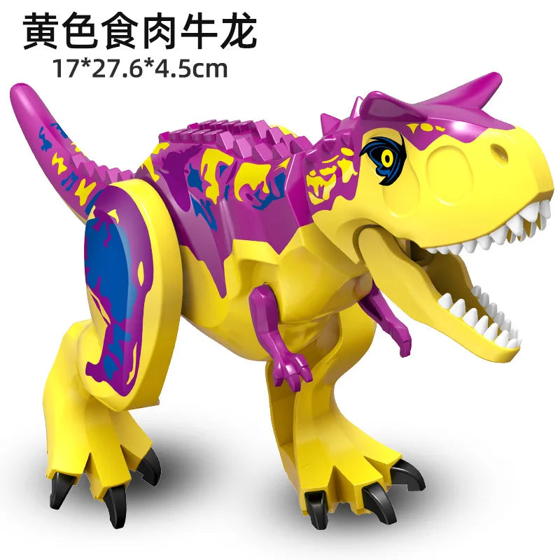 Predator Dinosaur Construction Blocks – Assemble-Your-Own Raptor and Giant Dino Toy for Children