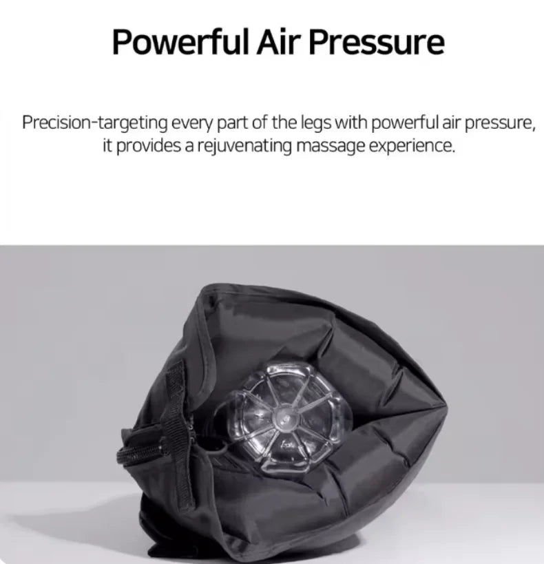 JinKairui Extended Electric Air Compression Leg Massager with Remote Control for Deep Thigh, Calf, and Foot Relaxation 🦵✨