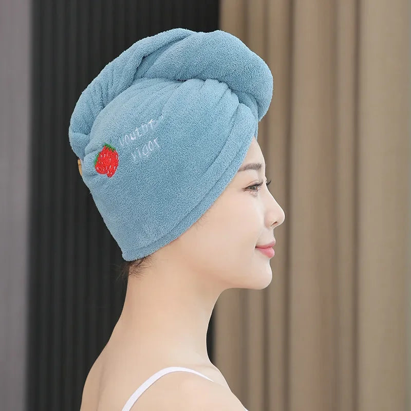 Luxury Dry Towel for Hair Microfiber Towels Anti Frizz Dry Hair