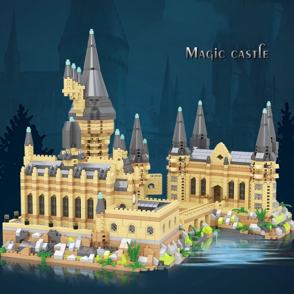 Magic Castle Building Block Set – Creative Kids’ Construction Toy, Perfect Birthday or Christmas Gift, Charming Home Display