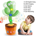 Dancing Cactus Plush Toy – 120 Songs, Talking & Voice Repeat, USB Rechargeable Musical Speaker Stuffed Toy for Kids Gift